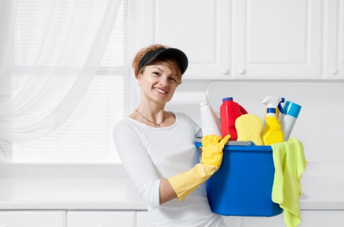 Professional oven cleaning service for a home kitchen in Ealing