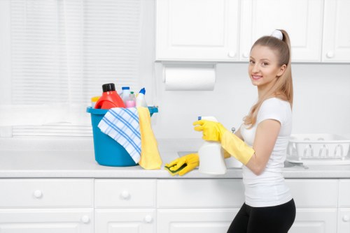 Commercial deep cleaning service for an Ealing office space