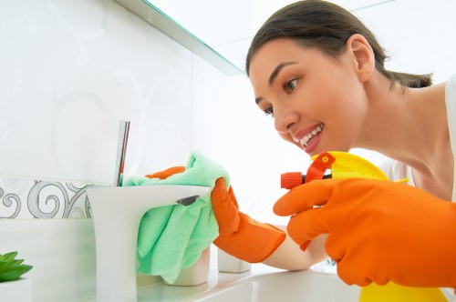 Local technician treating stains on a mattress in Ealing
