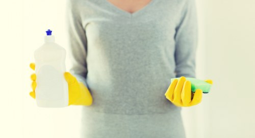 Final terms page with cleaning service agreement