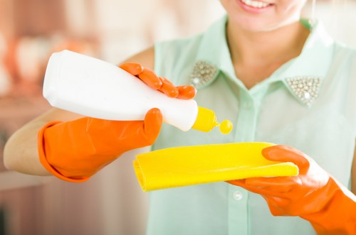 Deep cleaning carpets in an Ealing living room