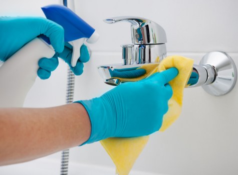 Professional window cleaning for a commercial building in Ealing