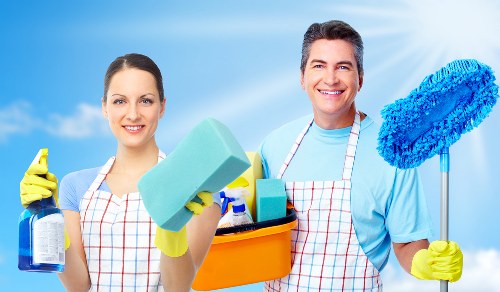 Professional home cleaning in a modern Ealing apartment