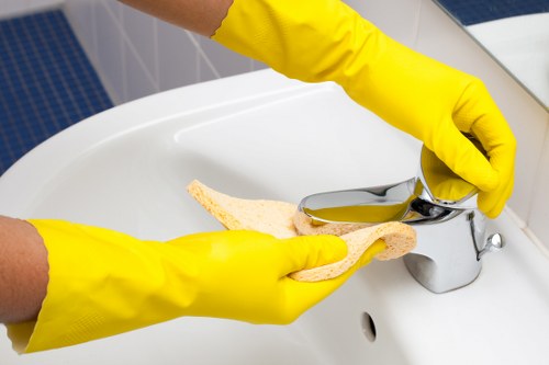 Kitchen and bathroom domestic cleaning in Ealing property